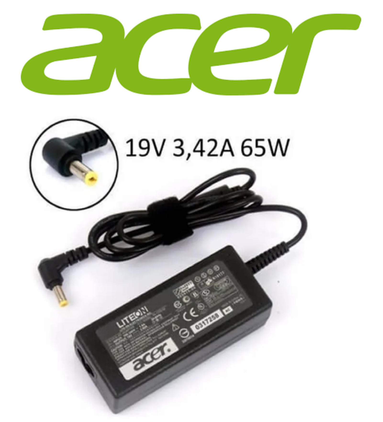 cargador acer punta amarilla